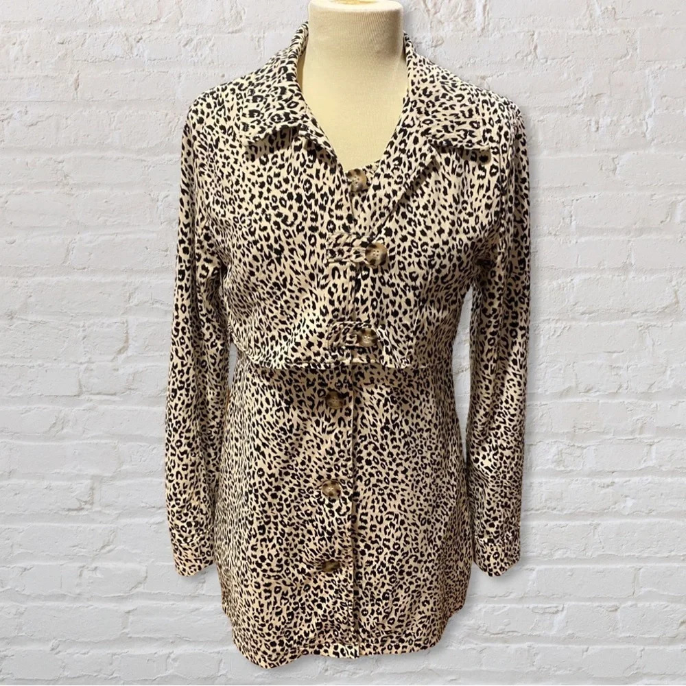 {Volcom} Coat/Dress animal print size: M